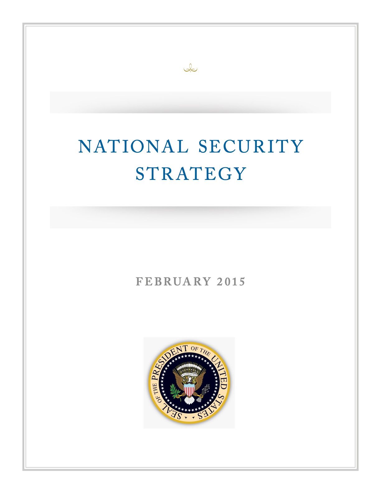 2015 US National Security Strategy