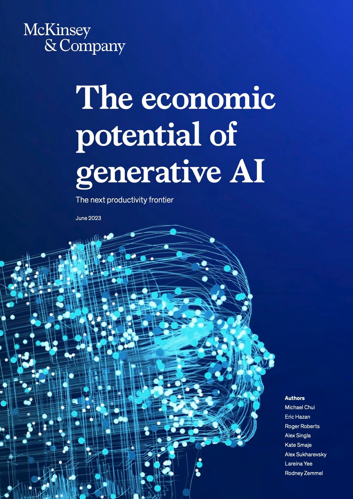 August 14, 2023, OP-ED - Selected document | The economic potential of generative AI