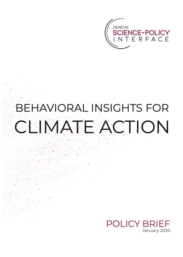 Behavioral Insights for Climate Action